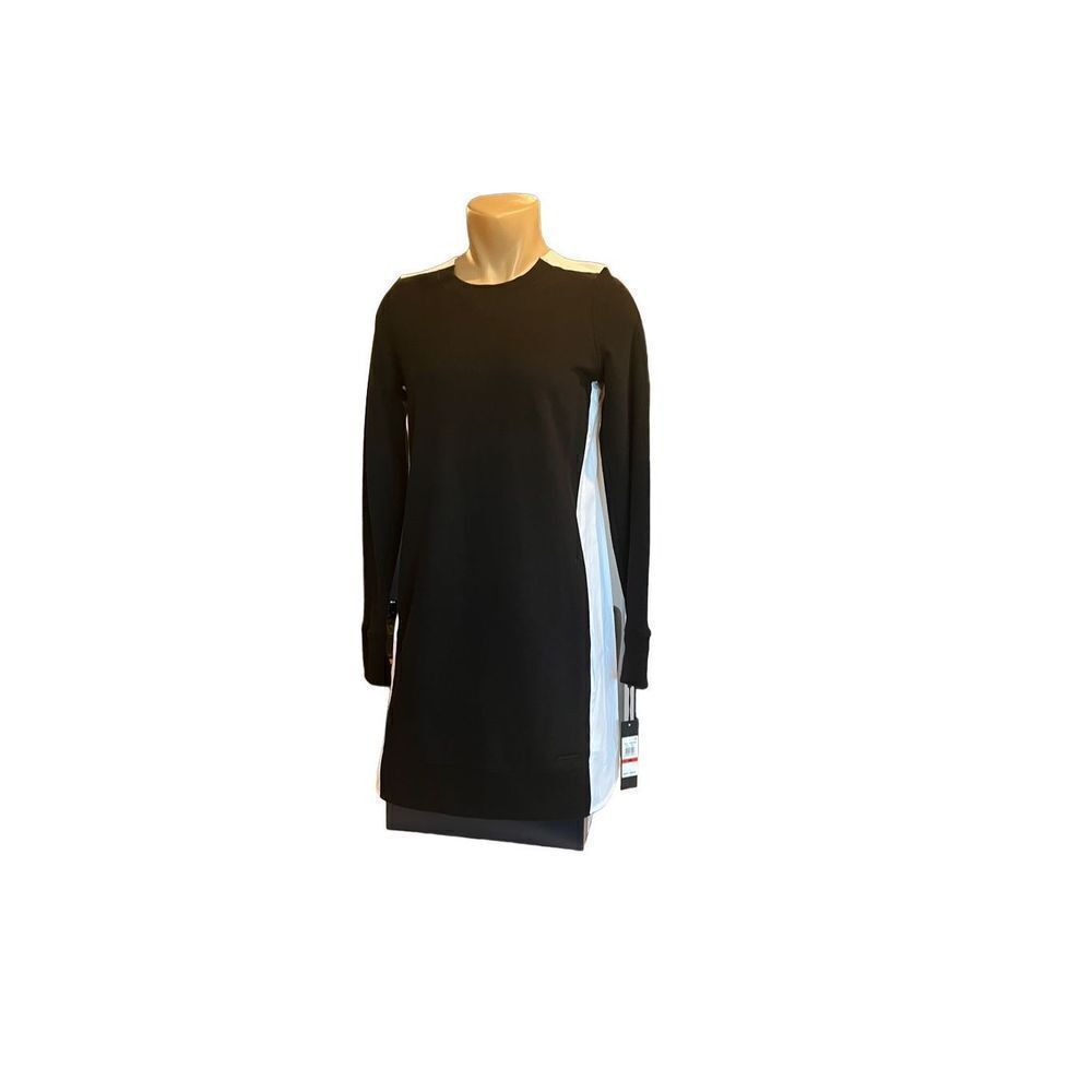 Donna Karen NWT Woman Black White Dress